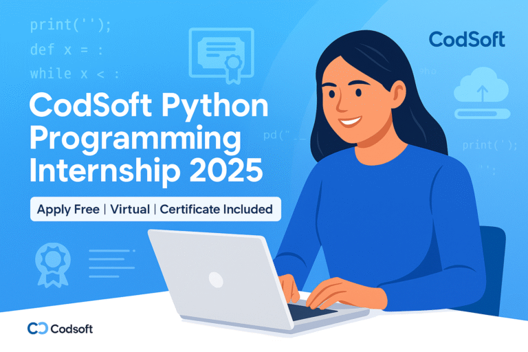 CodSoft Python Programming