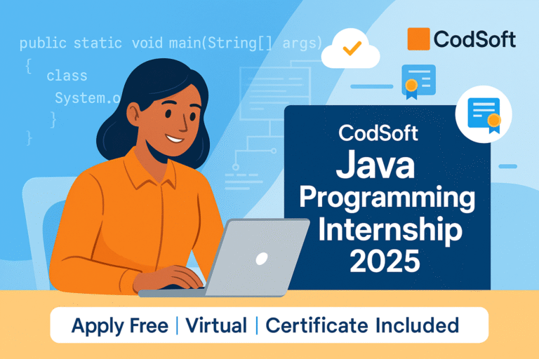 CodSoft Java Programming Internship