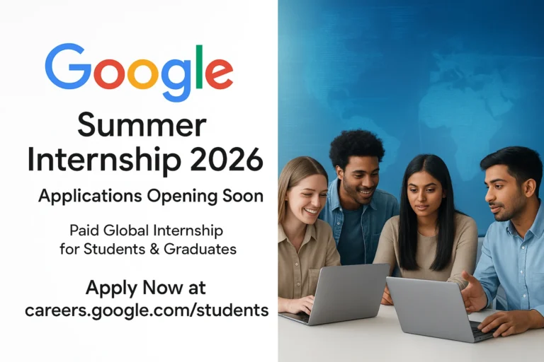 Google Summer Internship 2026