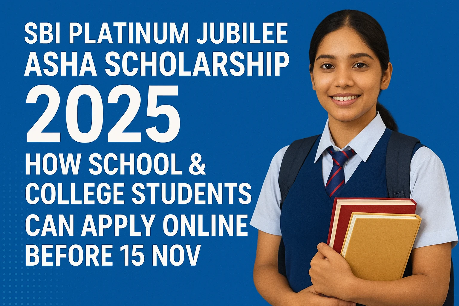 SBI Platinum Jubilee Asha Scholarship 2025