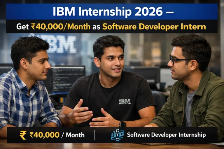 IBM Internship 2026