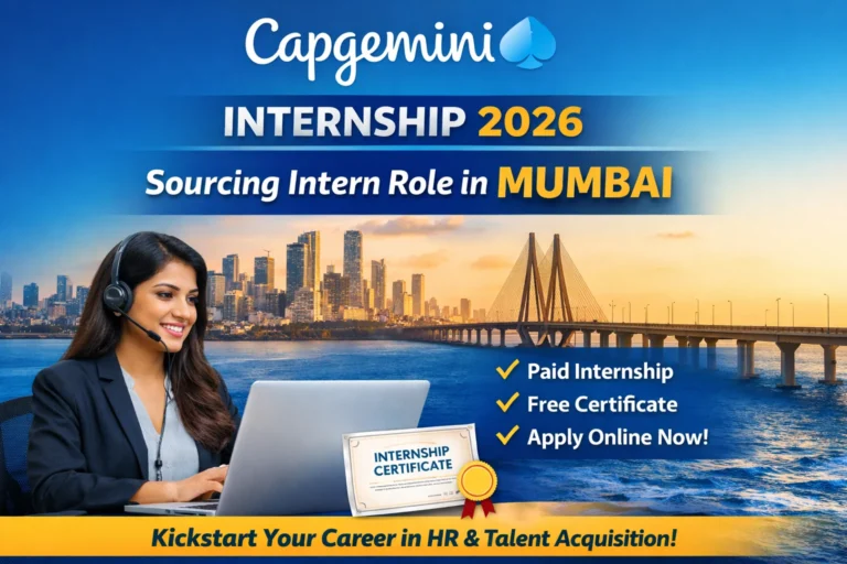 Capgemini Internship 2026