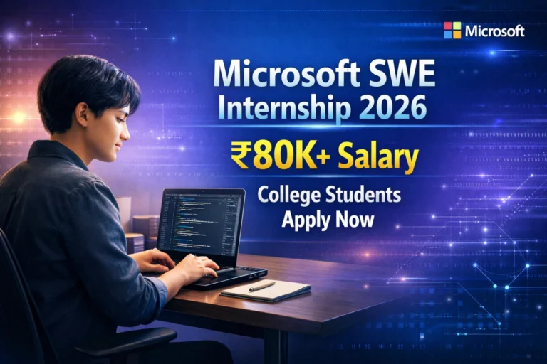 Microsoft SWE Internship 2026