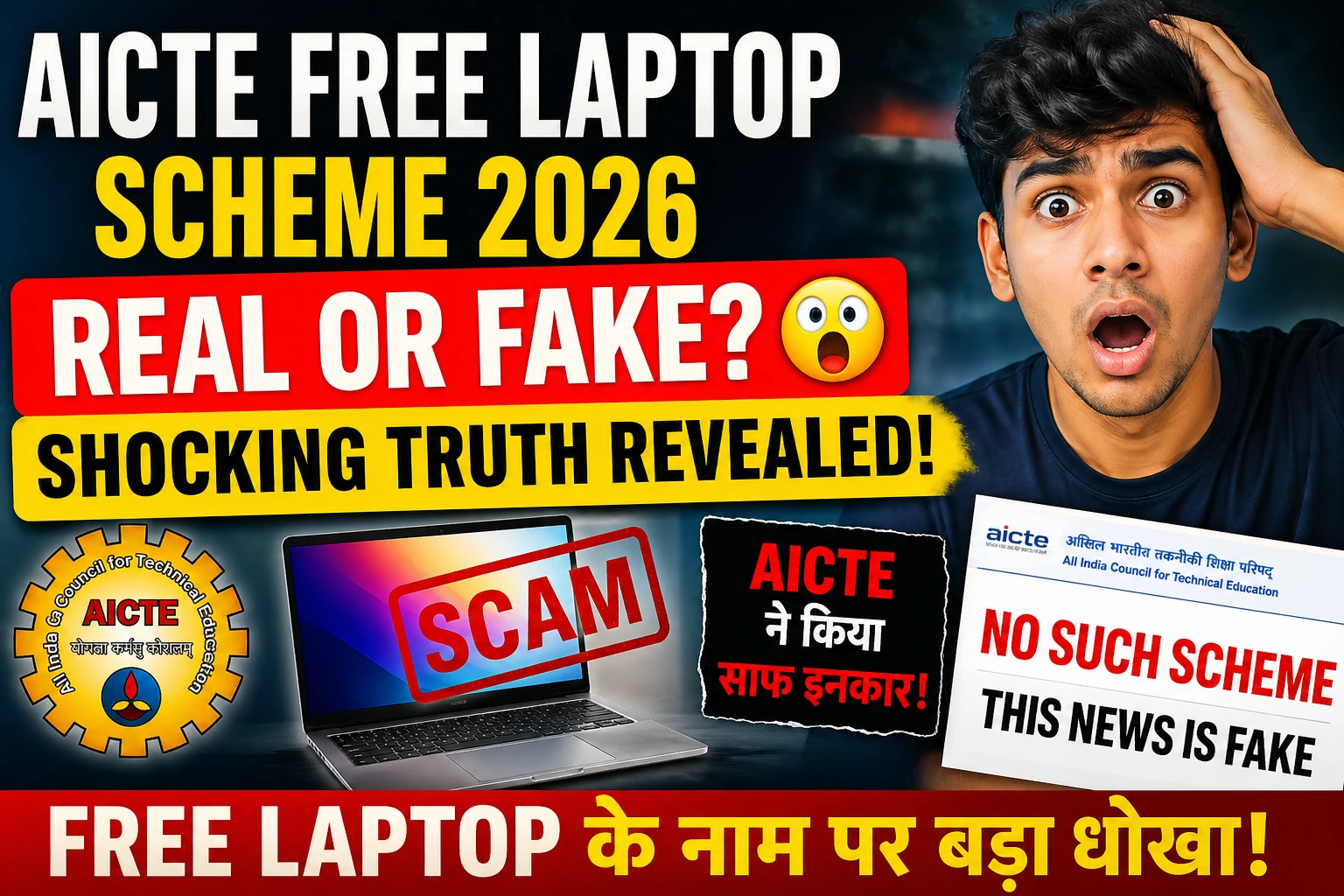 AICTE Free Laptop Scheme
