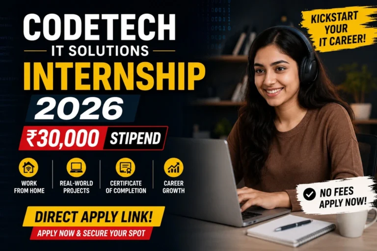 Codetech IT Solutions Internship 2026