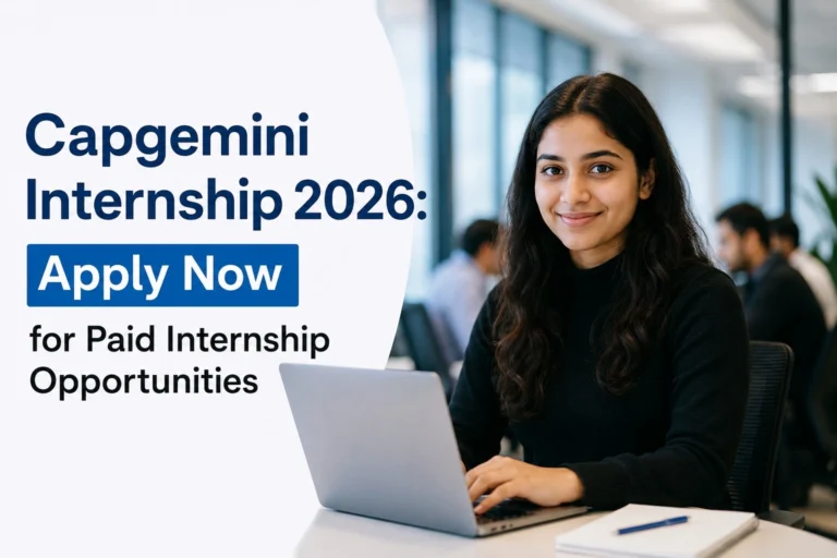 Capgemini Internship 2026