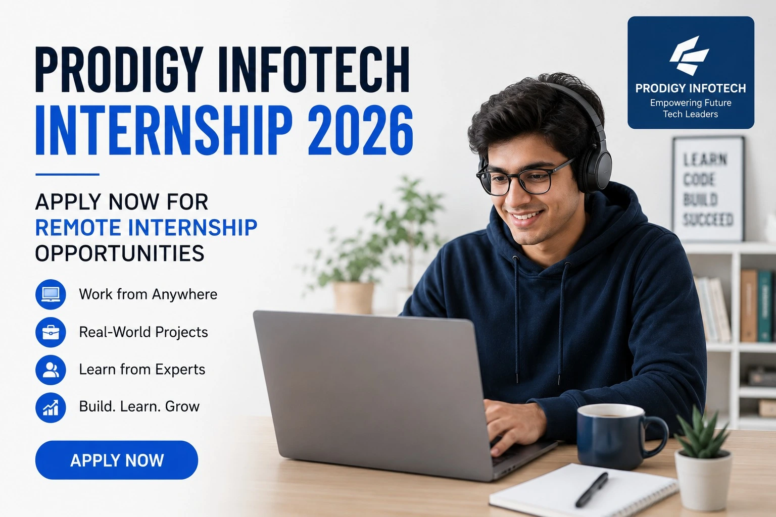 Prodigy InfoTech Internship 2026: Apply Now for Remote Internship Opportunities