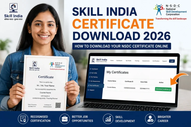 Skill India Certificate Download