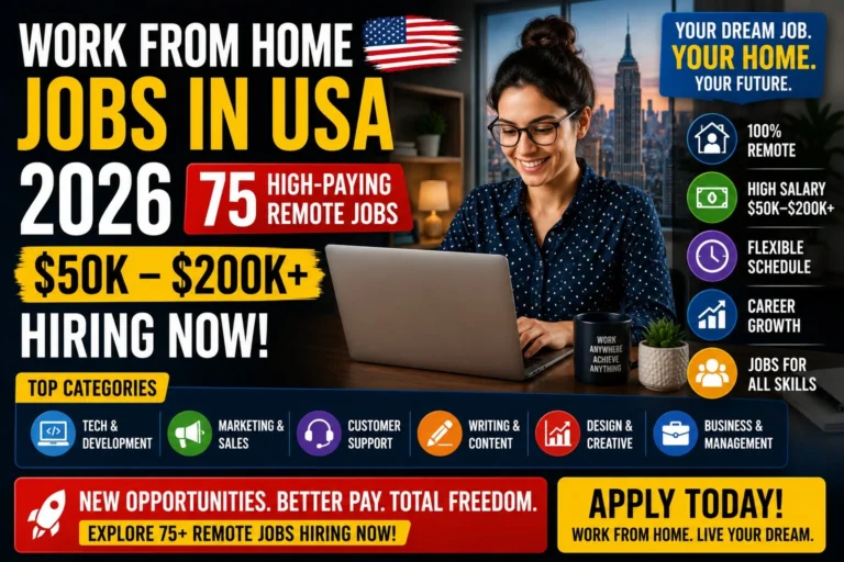 Work From Home Jobs in USA 2026
