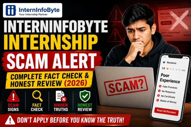 InternInfoByte Internship Scam