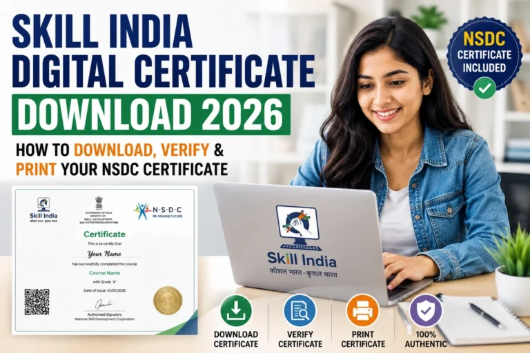 Skill India Digital Certificate Download