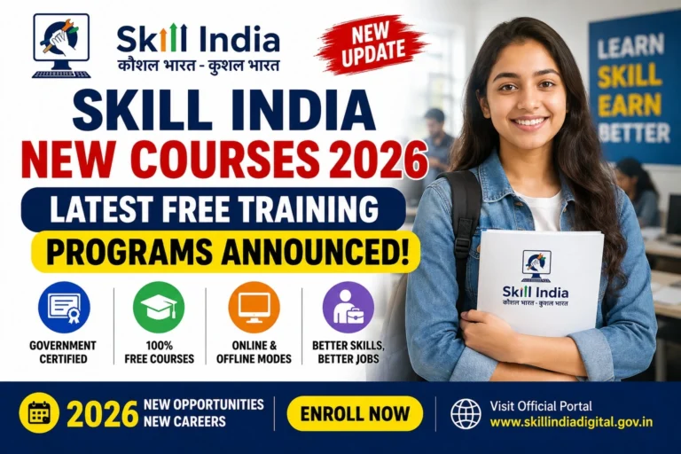 Skill India New Courses
