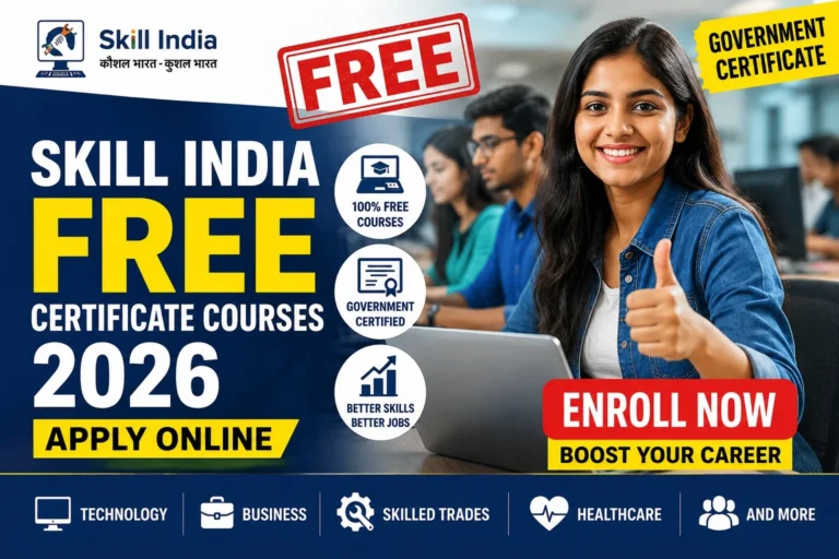 Skill India Free Certificate Courses