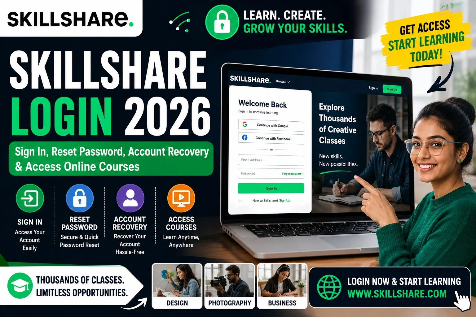 Skillshare Login