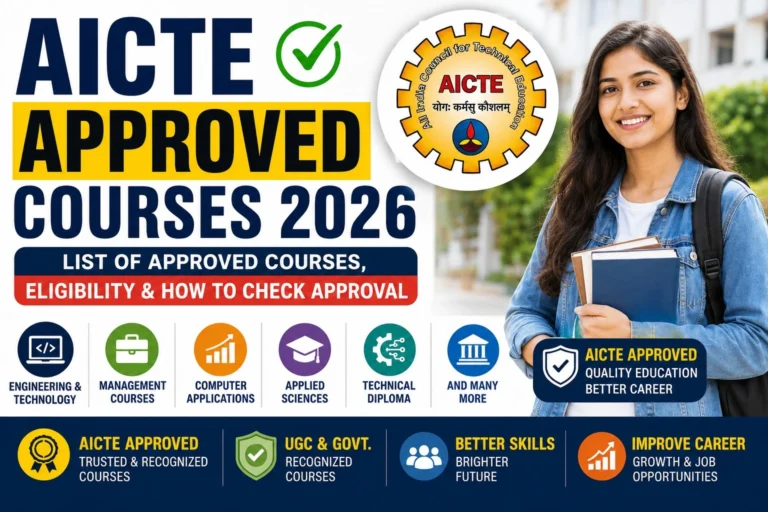 AICTE Approved Courses