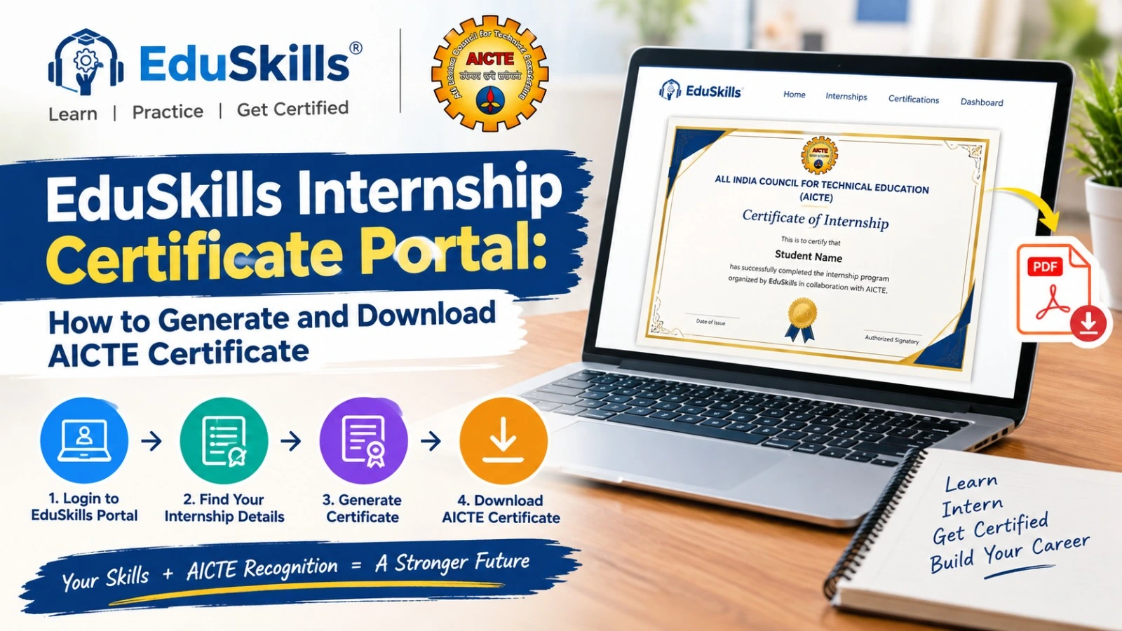 EduSkills Internship Certificate Portal