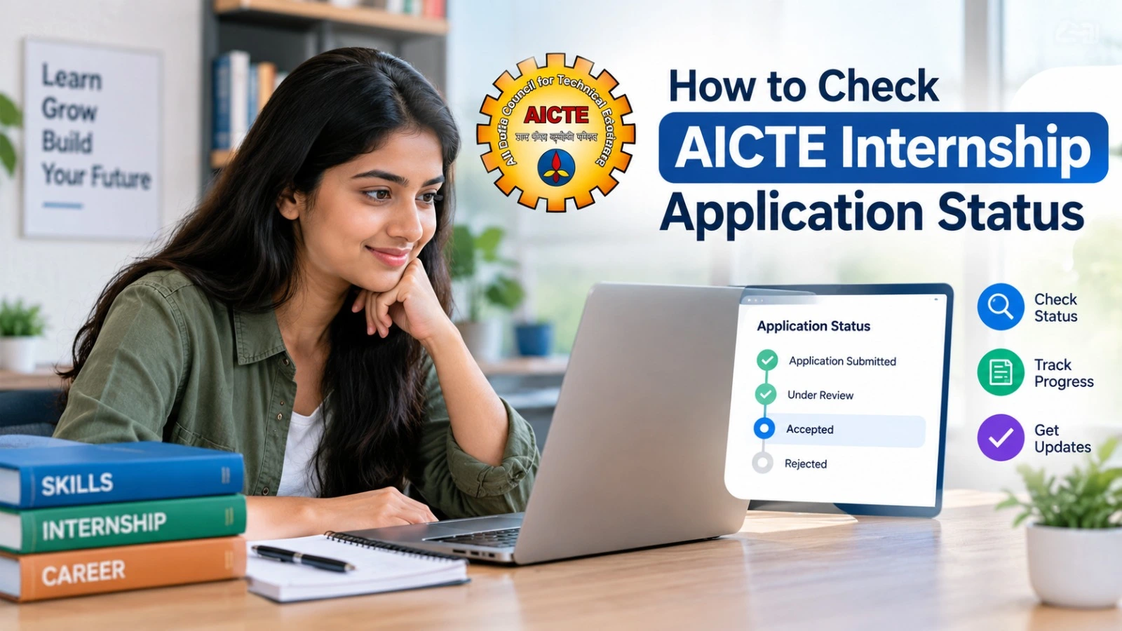 AICTE Internship Application Status